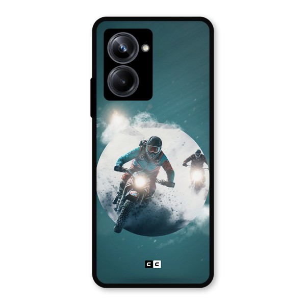 Sky Biker Metal Back Case for Realme 10 Pro