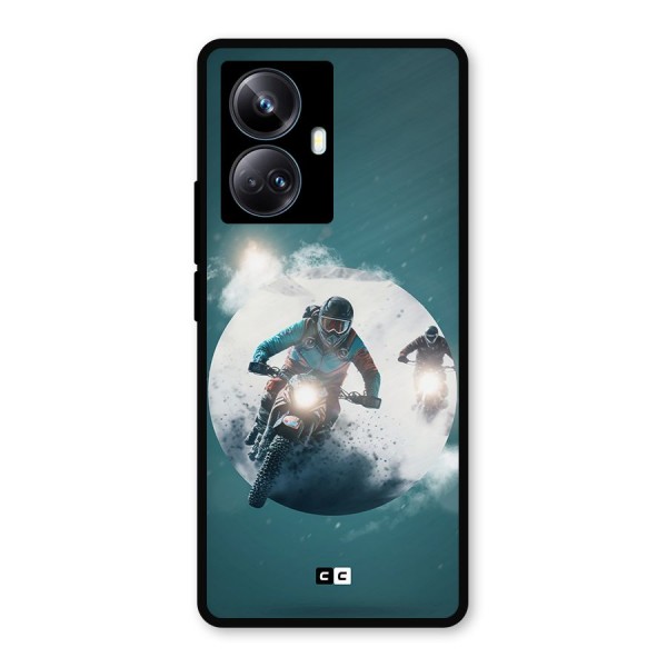 Sky Biker Metal Back Case for Realme 10 Pro Plus