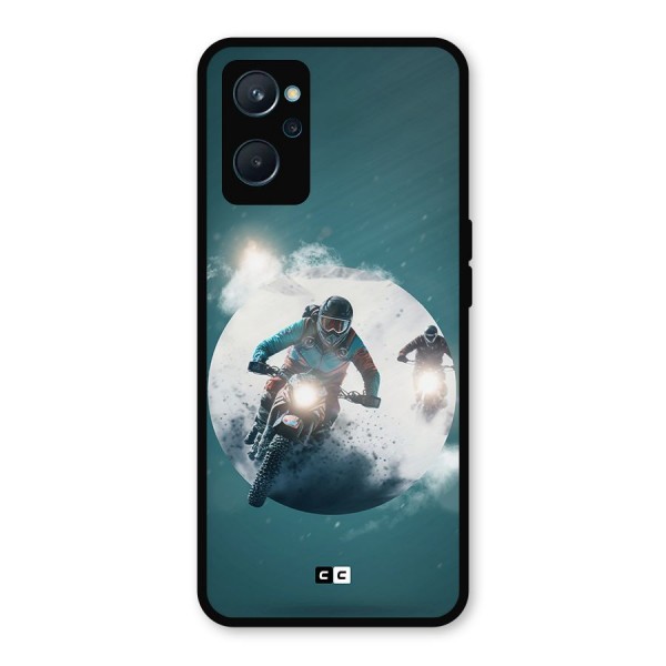 Sky Biker Metal Back Case for Realme 9i