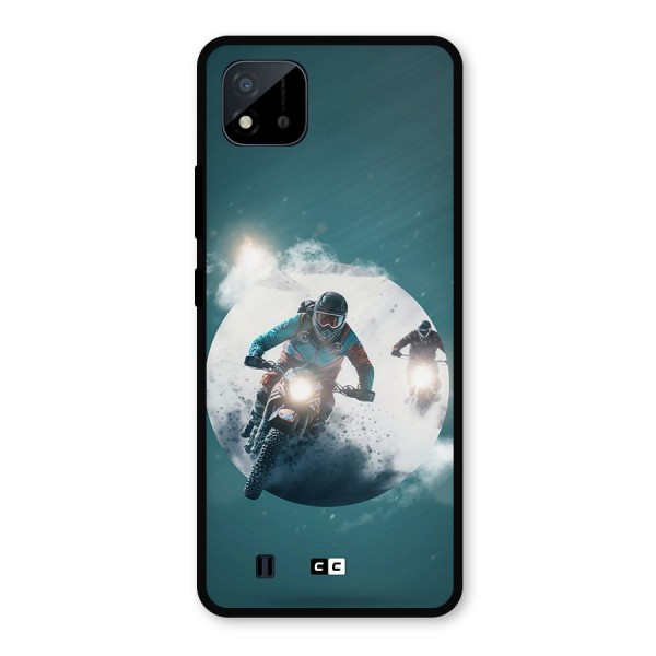 Sky Biker Metal Back Case for Realme C11 2021