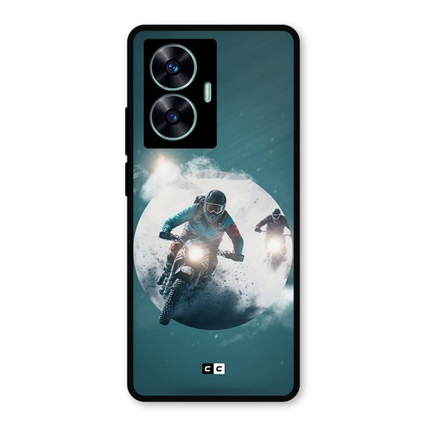 Sky Biker Metal Back Case for Realme C55