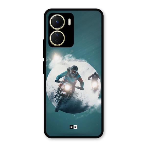 Sky Biker Metal Back Case for Vivo Y16