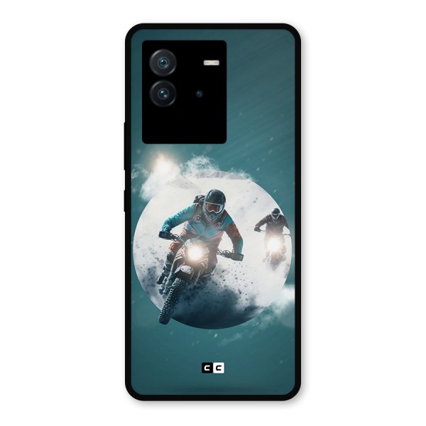 Sky Biker Metal Back Case for iQOO Neo 6 5G