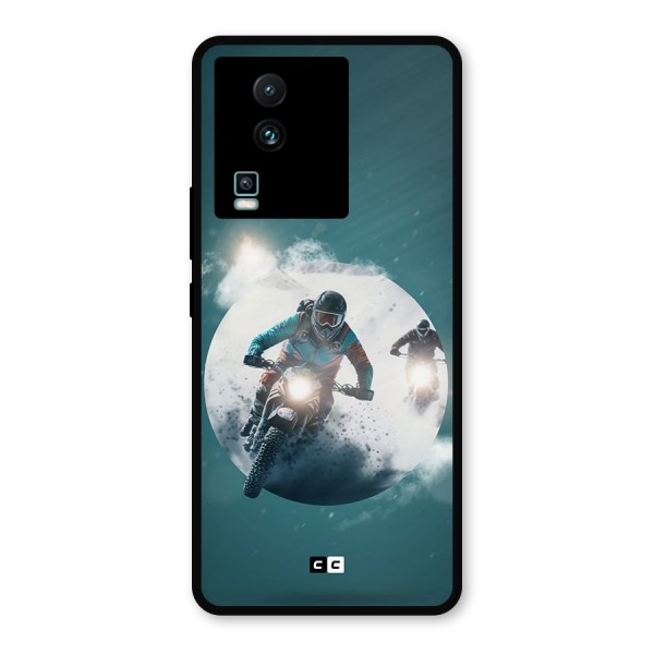 Sky Biker Metal Back Case for iQOO Neo 7 Pro