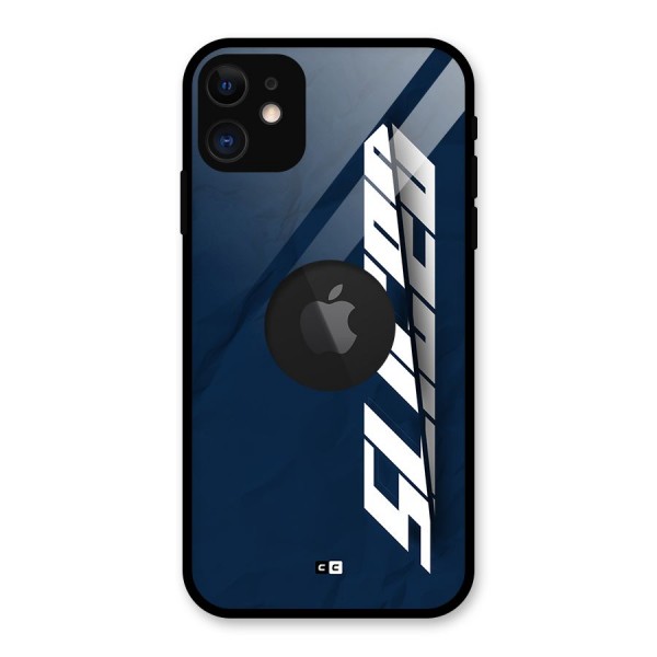 Sliced Now Glass Back Case for iPhone 11 Logo Cut