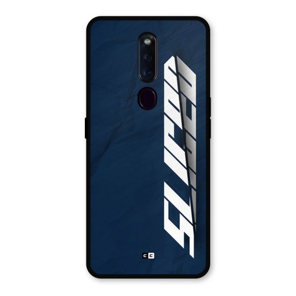 Sliced Now Metal Back Case for Oppo F11 Pro