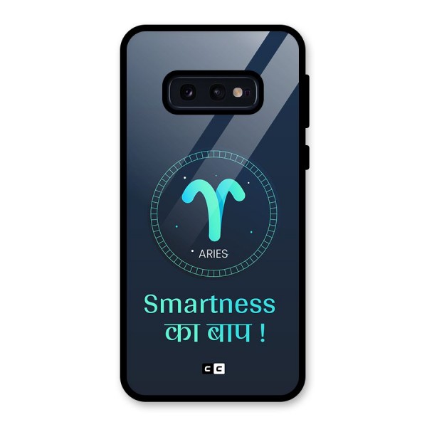 Smart Aries Glass Back Case for Galaxy S10e