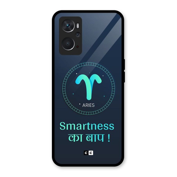 Smart Aries Glass Back Case for Oppo K10 4G