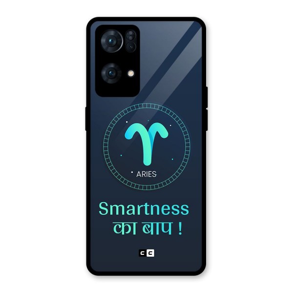 Smart Aries Glass Back Case for Oppo Reno7 Pro 5G