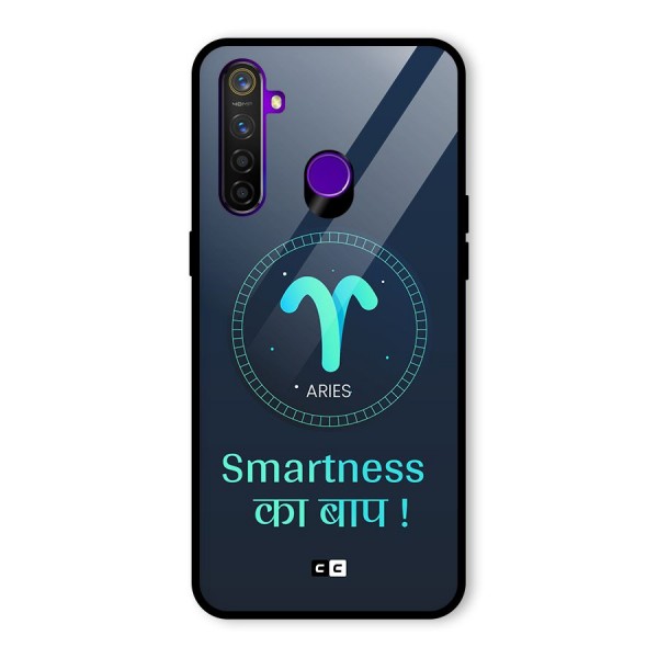 Smart Aries Glass Back Case for Realme 5 Pro