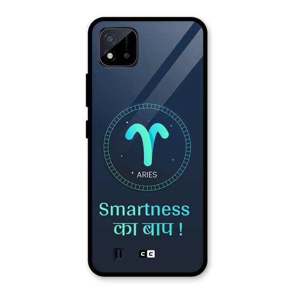 Smart Aries Glass Back Case for Realme C11 2021