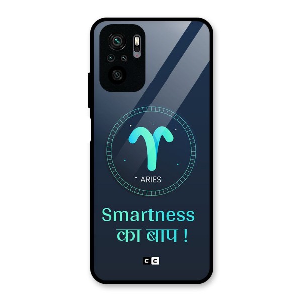 Smart Aries Glass Back Case for Redmi Note 10