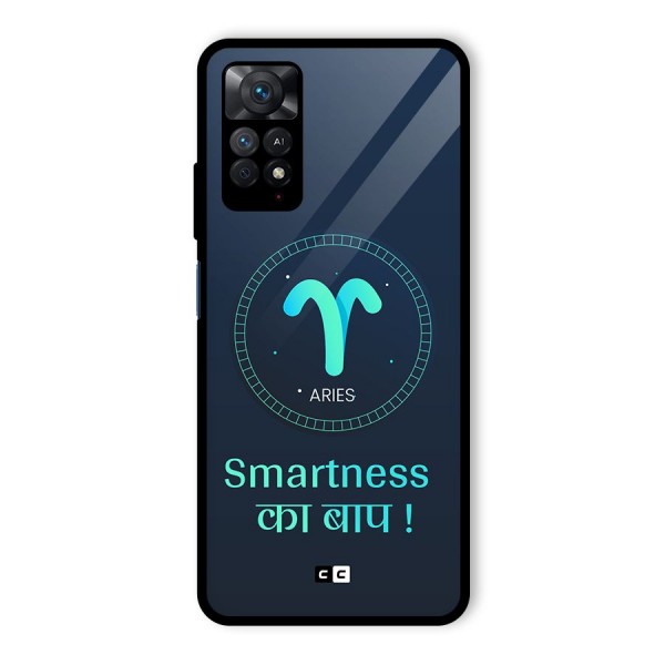 Smart Aries Glass Back Case for Redmi Note 11 Pro