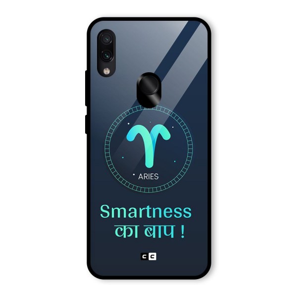 Smart Aries Glass Back Case for Redmi Note 7