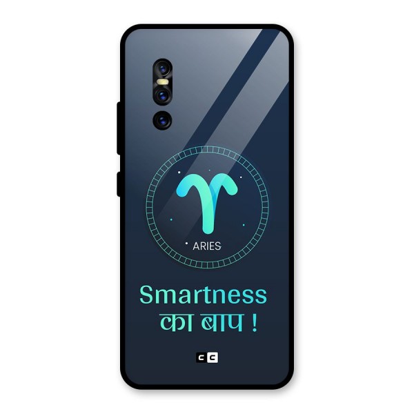 Smart Aries Glass Back Case for Vivo V15 Pro