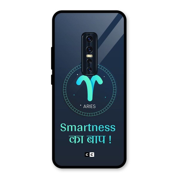 Smart Aries Glass Back Case for Vivo V17 Pro