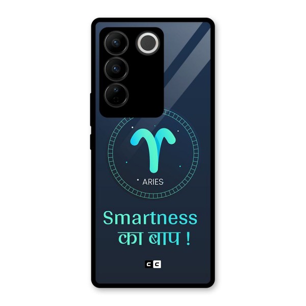 Smart Aries Glass Back Case for Vivo V27