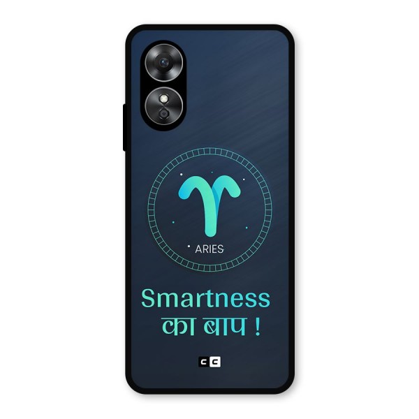 Smart Aries Metal Back Case for Oppo A17