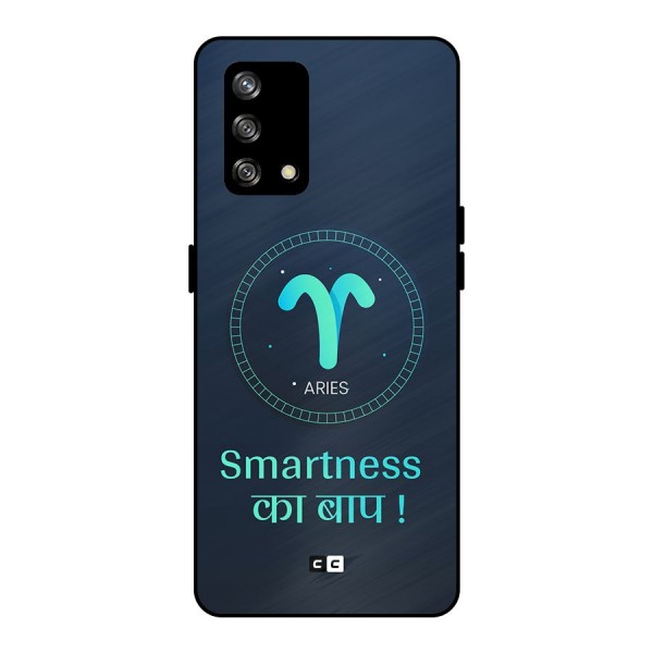 Smart Aries Metal Back Case for Oppo F19