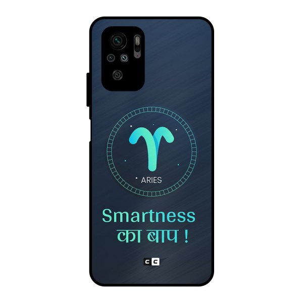 Smart Aries Metal Back Case for Redmi Note 10S