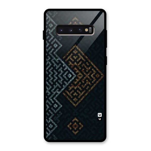 Smart Maze Glass Back Case for Galaxy S10 Plus