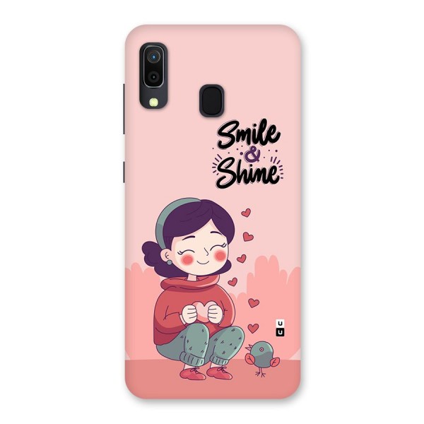 Smile And Shine Back Case for Galaxy A30