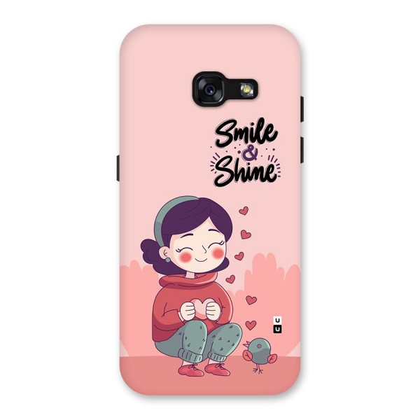 Smile And Shine Back Case for Galaxy A3 (2017)