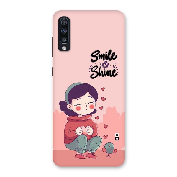 Smile And Shine Back Case for Galaxy A70s