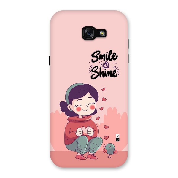 Smile And Shine Back Case for Galaxy A7 (2017)