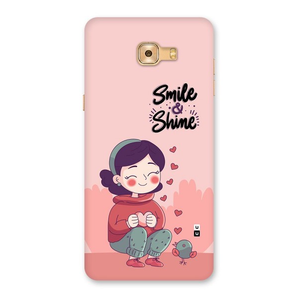 Smile And Shine Back Case for Galaxy C9 Pro