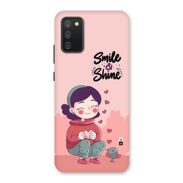 Smile And Shine Back Case for Galaxy F02s