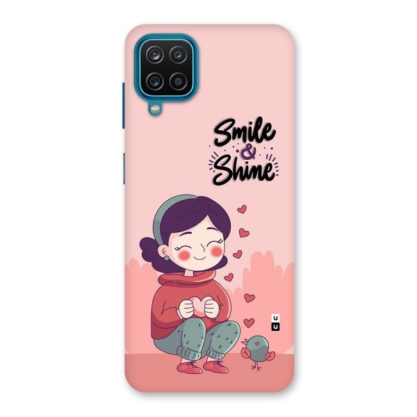 Smile And Shine Back Case for Galaxy F12