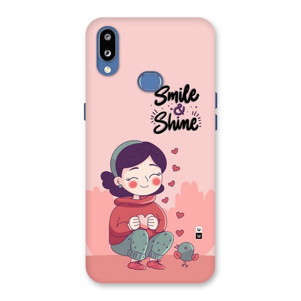 Smile And Shine Back Case for Galaxy M01s