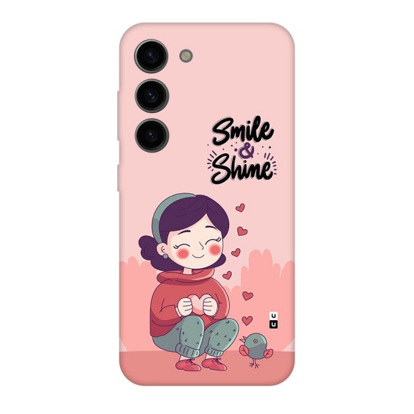 Smile And Shine Back Case for Galaxy S23