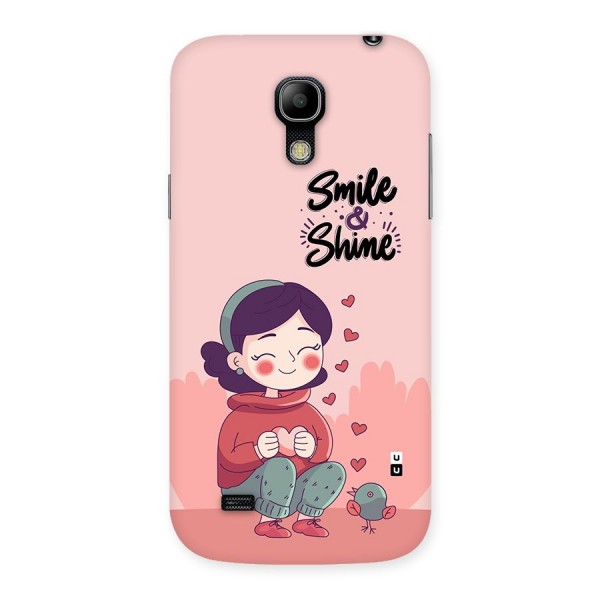 Smile And Shine Back Case for Galaxy S4 Mini