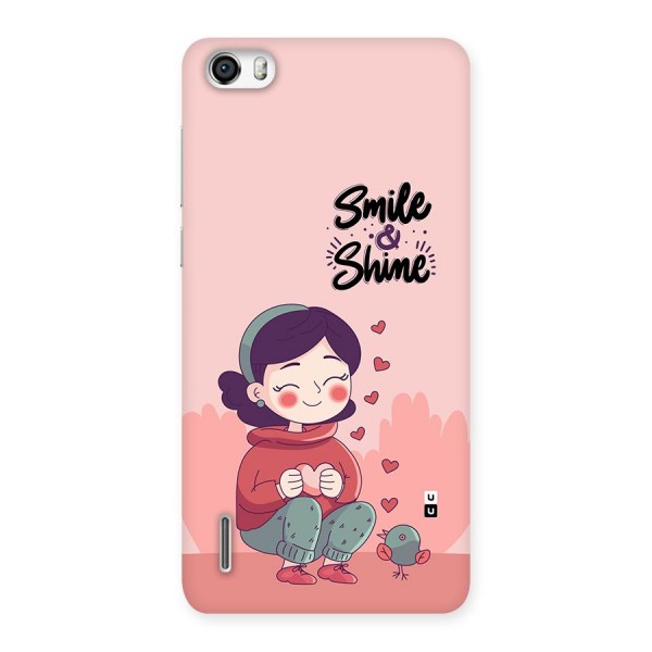 Smile And Shine Back Case for Honor 6