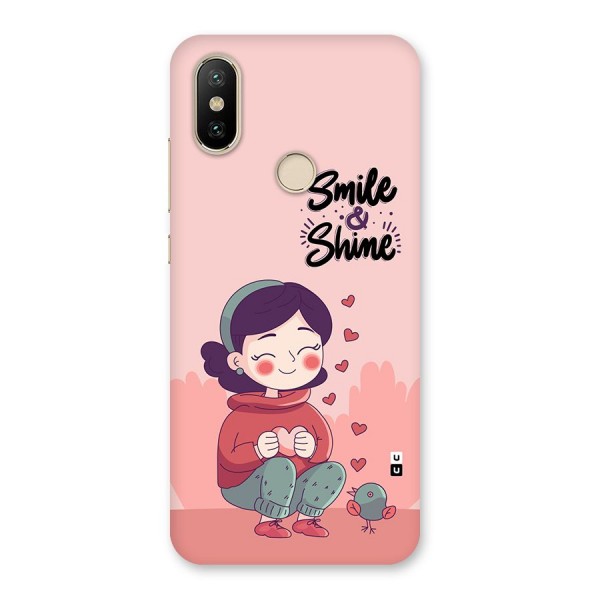 Smile And Shine Back Case for Mi A2