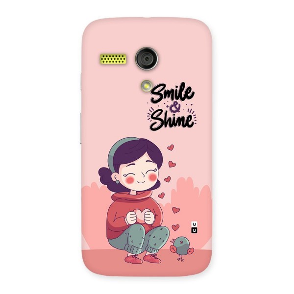 Smile And Shine Back Case for Moto G