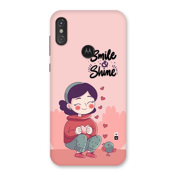 Smile And Shine Back Case for Motorola One Power