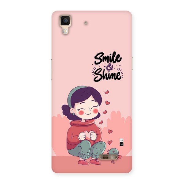 Smile And Shine Back Case for Oppo R7