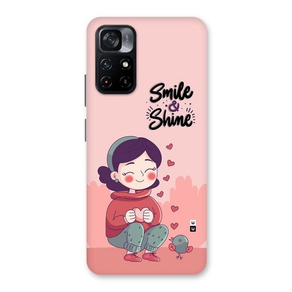 Smile And Shine Back Case for Poco M4 Pro 5G