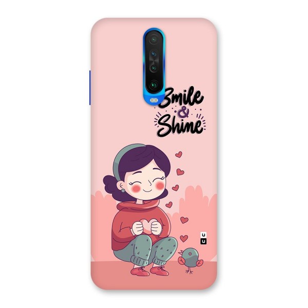 Smile And Shine Back Case for Poco X2