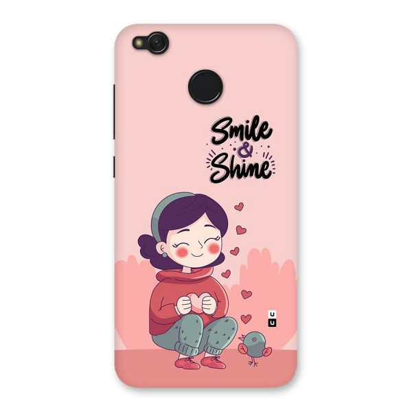 Smile And Shine Back Case for Redmi 4