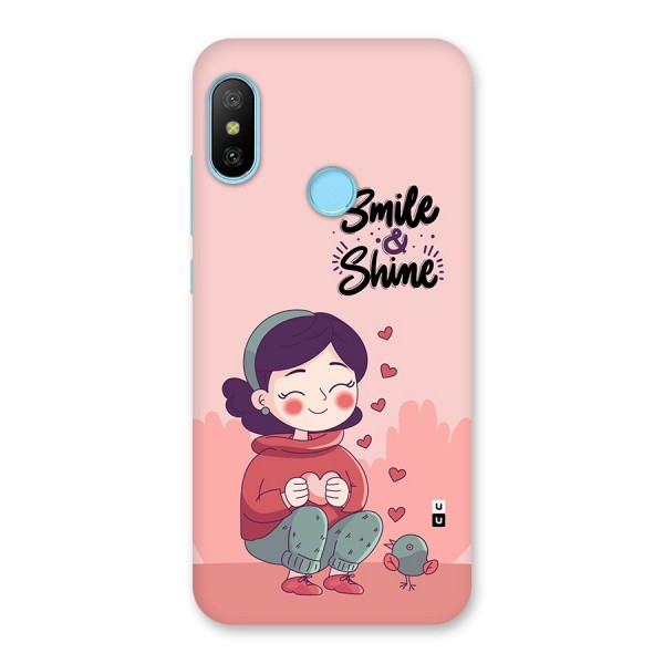 Smile And Shine Back Case for Redmi 6 Pro