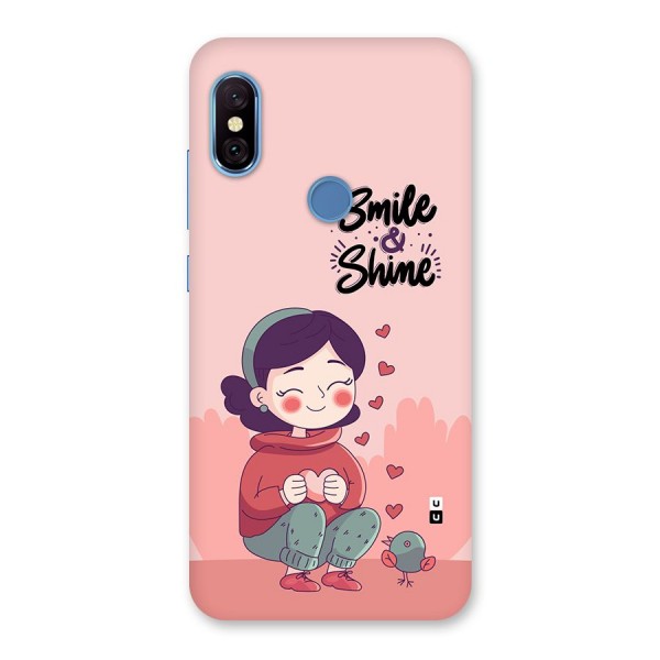 Smile And Shine Back Case for Redmi Note 6 Pro