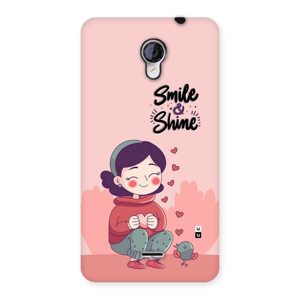 Smile And Shine Back Case for Unite 2 A106