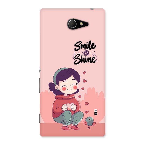 Smile And Shine Back Case for Xperia M2