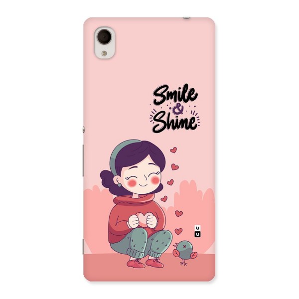 Smile And Shine Back Case for Xperia M4 Aqua