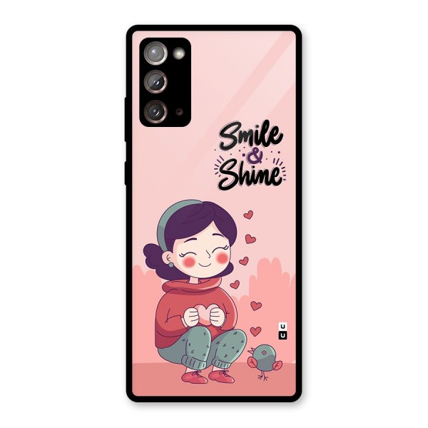 Smile And Shine Glass Back Case for Galaxy Note 20