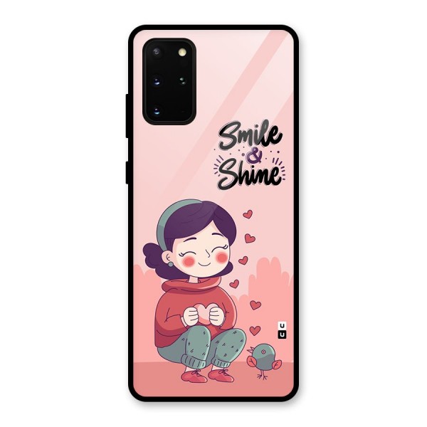 Smile And Shine Glass Back Case for Galaxy S20 Plus